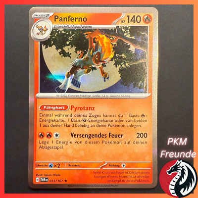 Panferno 033/167  Played   Deutsch  Holo Rare  Maskerade im Zwielicht TWM