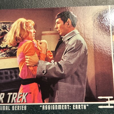 Jb3d Star Trek 1998 Skybox Original #166 Assignment Earth Spock
