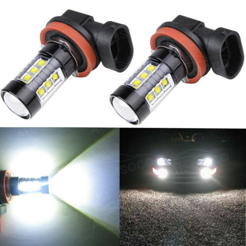 LED Fog Light Bulbs H8 H16 H11 Fog Light Bulb White 6500K High Power DRL Lamps - Picture 15 of 16