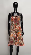 Vintage Firetrap Y2K Grunge Multicolor Printed Mini Dress Size M