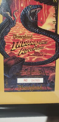 その他 OFFICIAL disneyana convention passport Indiana Jones™ DISNEYLAND Opening Day COMMEMORATIVE PASSPORT