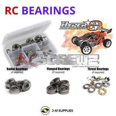RCScrewZ Metal Shielded Bearing Kit ofn053b for Ofna Hyper Mini ST | UPG