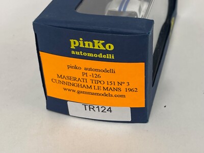 1/43 Pinko Maserati Tip 151 , 1962 24 H of LeMans Car #3 PI-126