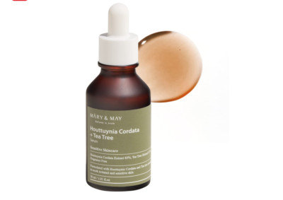 Mary&May Houttuynia Cordata Tea Tree Serum 1.01 Fl Oz / 30ml, Trouble Relief, Ac