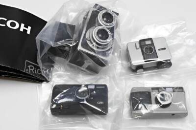 RICOH Camera Miniature Collection Complete set 4 Capsule Toy