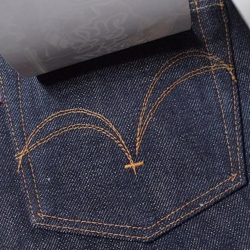 SAMURAI JEANS S510XX 20oz GA 20th Japan Ganryujima w/Denim Purse Made in Japan - Afbeelding 11 van 20