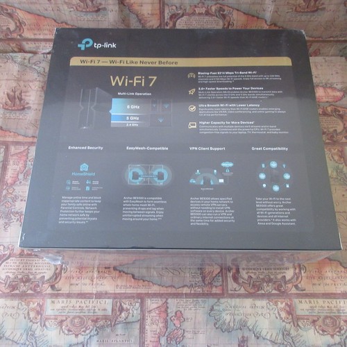 ~NEW SEALED~ TP-Link Archer BE9300 Router Tri-Band WiFi 7 Wireless Router - Picture 3 of 3