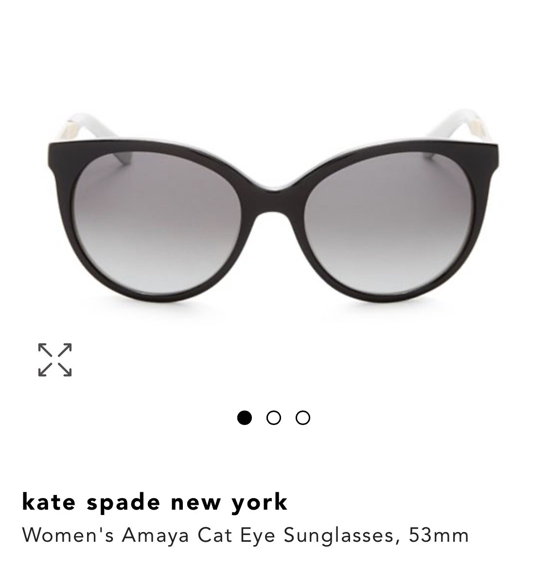 LENSES ONLY!! Kate Spade Amaya Gray Gradient Sunglasses LENSES ONLY eBay