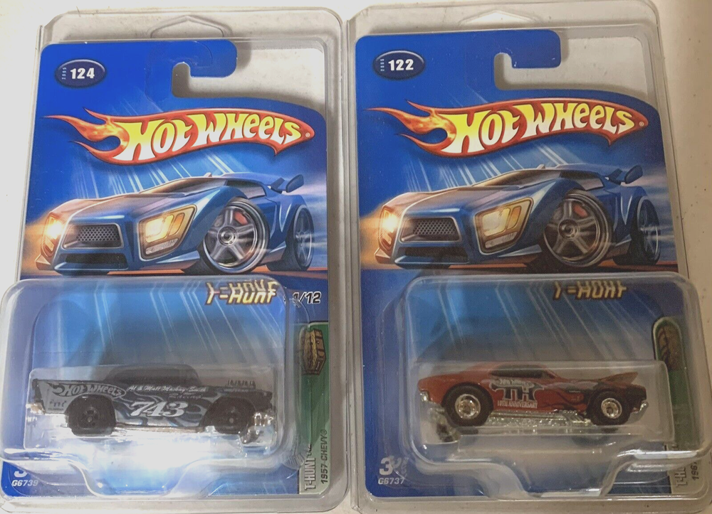 2- 2005 Hotwheels Treasure Hunts