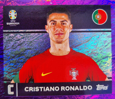 Sticker Topps Euro 2024 - Variant Parallel Viola - GEO1 Georgia - Neuf