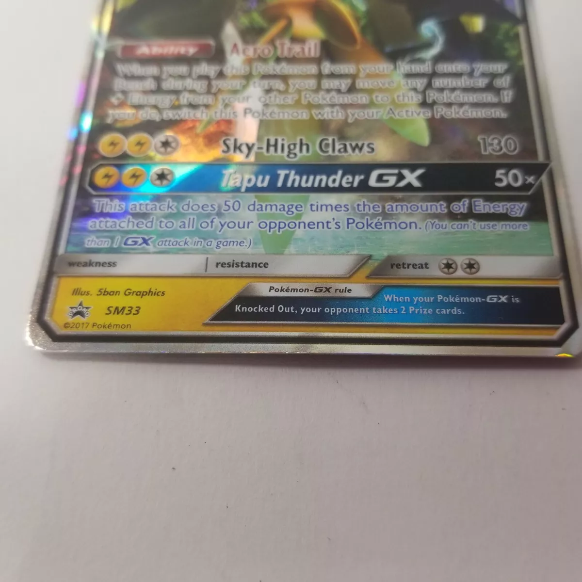 Tapu Koko Gx Sm33 - Pokemon Promo Holo Em Português