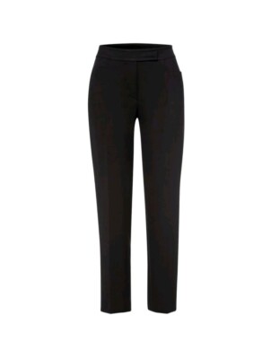 Riani Hose Carot Shape Slim Fit Hose mit Gürtel schwarz Gr. 36 / UK 10 UVP 239£