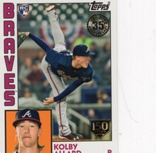 2019 Topps 1984 150th Anniversary #T84-81 Kolby Allard NM-MT 118/150 Braves