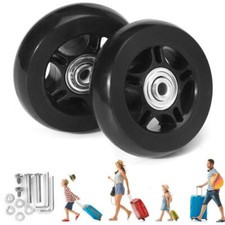 1 Sets Luggage Suitcase Replacement Wheels Silent Trolley-Case Universal Wheels