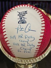 Pete Alonso New York Mets Re-Pete Home Run Derby Champ #24/44 Signed Baseball