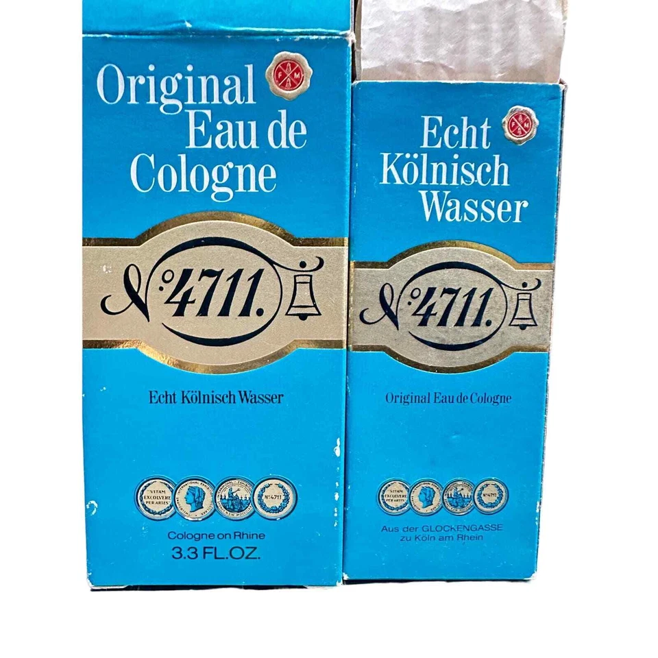 3 Garrafas Nº 4711 Original Eau De Cologne Unissex Wasser 14,3.3,1.8 - Imagem 2 de 3