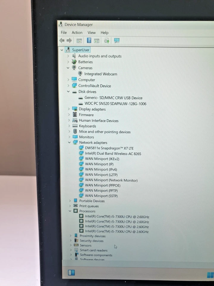 Dell Latitude 5289 Laptop, 12.5" Core i5-7300U, 8GB RAM, 128GB SSD, Windows 11 - Image 3 of 4