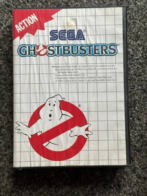 SEGA Master System Ghostbusters in OVP Case mit Anleitung