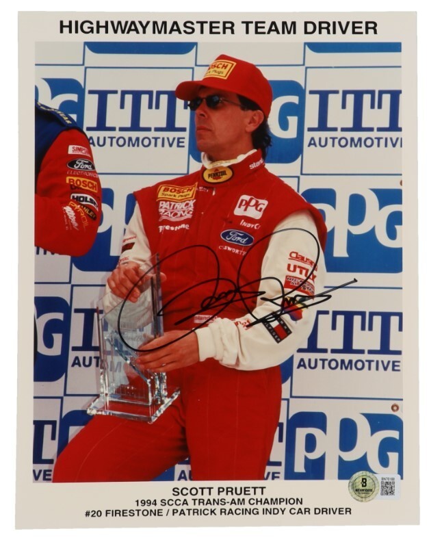 SCOTT PRUETT Autographed Signed Patrick Racing IndyCar 8x10 Photo (Beckett Authenticated) 