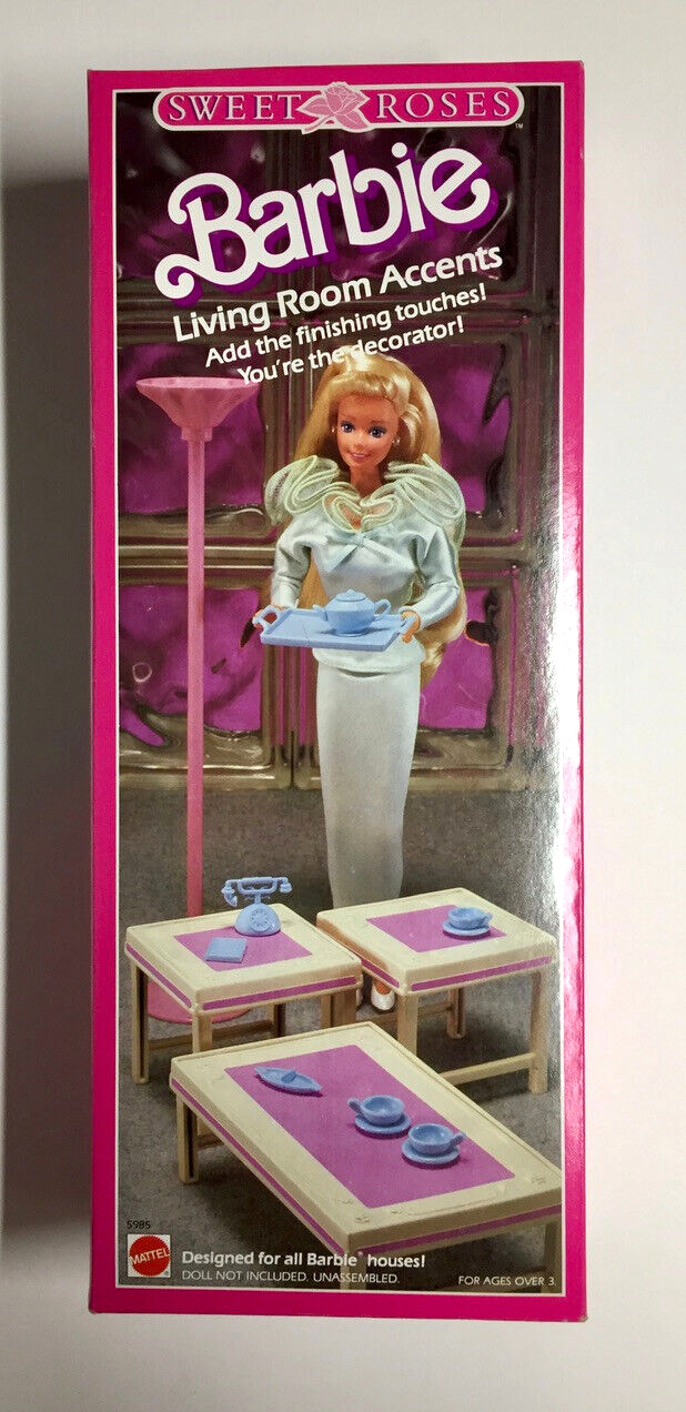 Barbie Living Room Accents 5985 Sweet Roses 1987 * NEW NRFB eBay