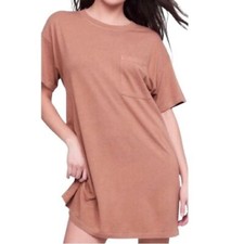 Everlane The Organic Cotton Weekend Shirt Dress In Orange Size M