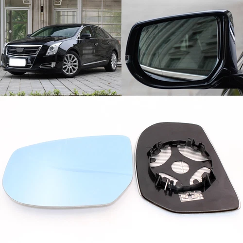 For Cadillac XTS 2013-2017 Side View Door Mirror Blue Glass With Base Heated