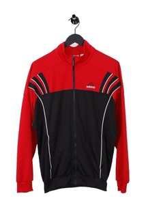 adidas jacke schwarz rote streifen