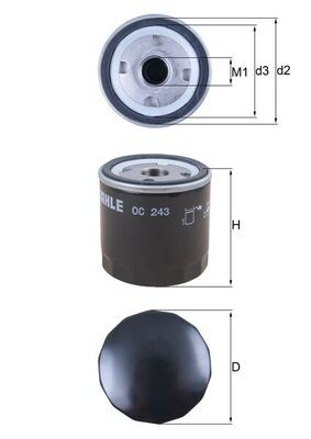 KRAFTSTOFFFILTER KC 8 FÜR F 10L 513 16.7L BF 10L 513 16.0L 10cyl 17.0L 12cyl - Bild 6 von 12