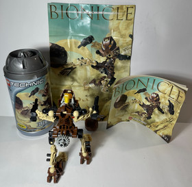 VTG Lego Bionicle Technic 8531 Pohata - Complete with Canister, Manual, Poster