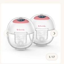 Ameda Wearable Electric Breast Pump Hands-Free GLO W8S 24mm 19mm