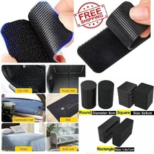 10 Pairs Carpet Fixing Stickers | Double Faced Anti Skid Grip Mat Patches UK