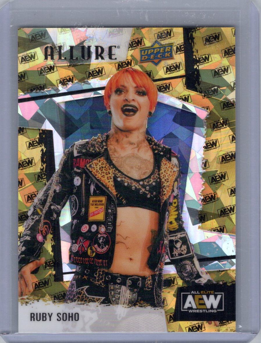 2022 Upper Deck Allure AEW #74 Ruby Soho AEW Logo #/299