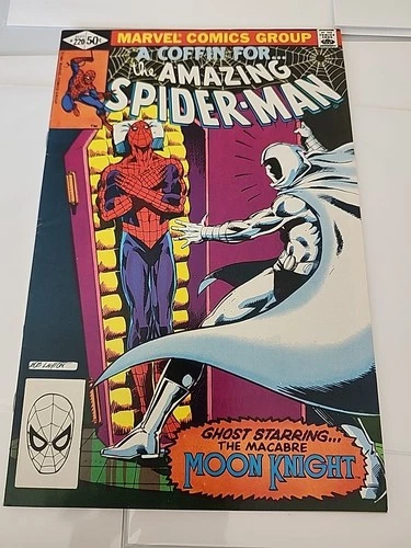 Amazing Spider-Man # 220 VF Very Fine 8.0 (1982 Marvel) Moon Knight appearance