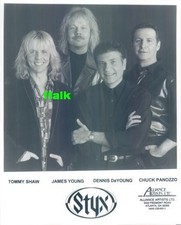 Press Photo: STYX 8x10 B&W