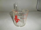 VTG 1950'S Colonial Stores Promo Giveaway Rooster Measuring Cup By Fire King