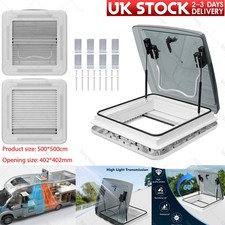 ADVENTURER CARAVAN SKYLIGHT 400 x 400 ROOF TINTED ROOF VENT CAMPERVAN MOTORHOME