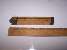 Vintage STANLEY BOXWOOD 12" Rule / Ruler with Caliper No. 36 1/2L
