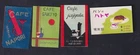 4 Old  Matchbox  label  Japan  BN281604 Cafe .Koffee