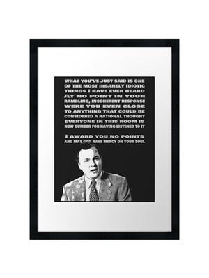 Rationaler Gedanke gerahmtes Wandbild Poster Druck Bild