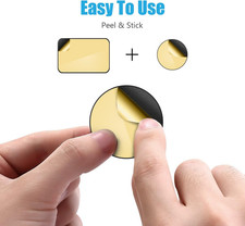 Metal Plates 8 Pack with Adhesive for Magnetic Cradle-Less Mount - 4 Rectan...