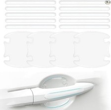 14 PCS Car Door Handle Protector, Transparent Car Door Handle Scr Size: 14 PCS