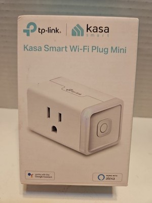 TP-Link Kasa Smart Wi-Fi Plug Slim With Energy Monitoring- White KP115 BRAND NEW