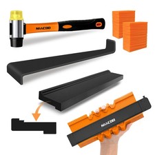 NAACOO Laminate Flooring Tools, Universal 5 in 1 Floor 5PCS Kit, ORANGE