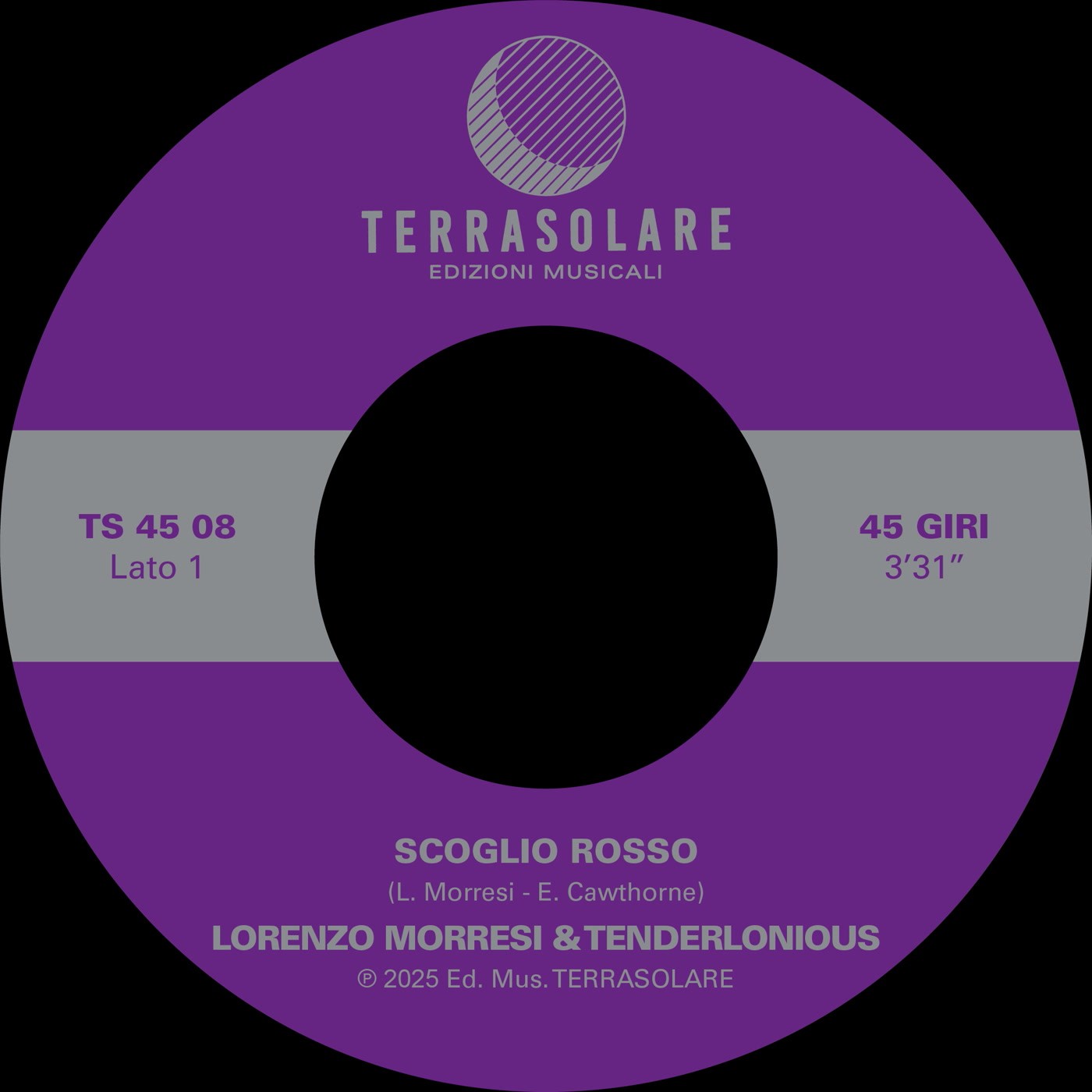 Lorenzo Morresi & Tenderlonious Scoglio Rosso / Chiaia Di Luna 7 Inch Vinyl