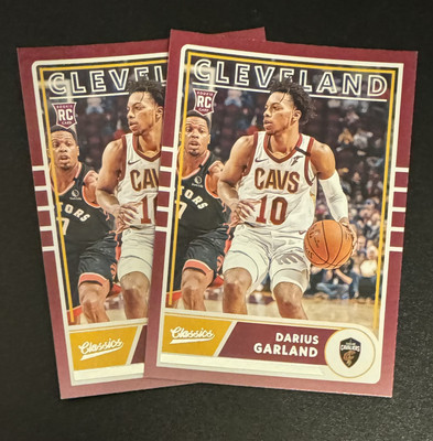 (2) Darius Garland 2019-20 Panini Classics ROOKIE #644 Lot - Cleveland 