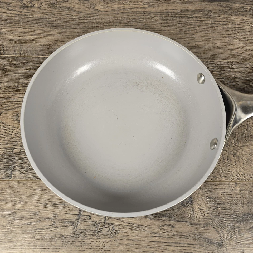 Caraway Ceramic Nonstick 8 Inch & 10 Inch Fry Pan - Dark Blue - Lot Of 2 - Image 4 of 4