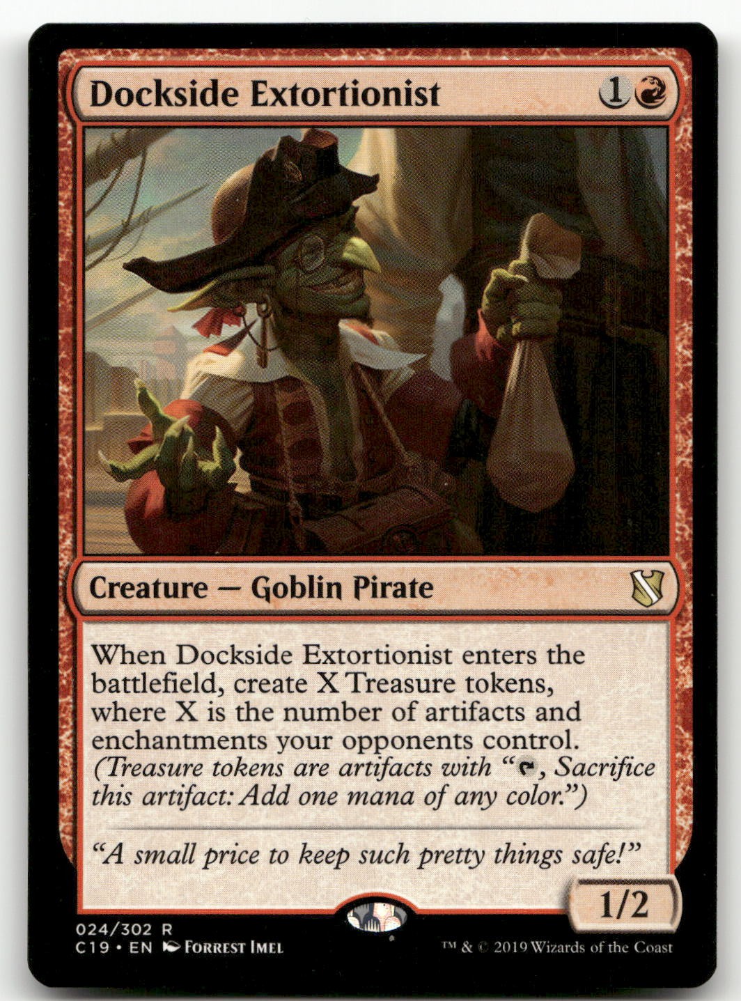 Dockside Extortionist #24 (NM) Commander 2019 C19 Magic MTG