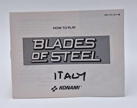 Blades of Steel - Nintendo NES - Complet - PAL ITA ITALIAN VERSION