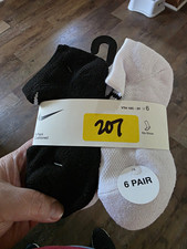 Nike Unisex Kids No-Show Cushioned Socks 6-Pair Pack XS Multicolor