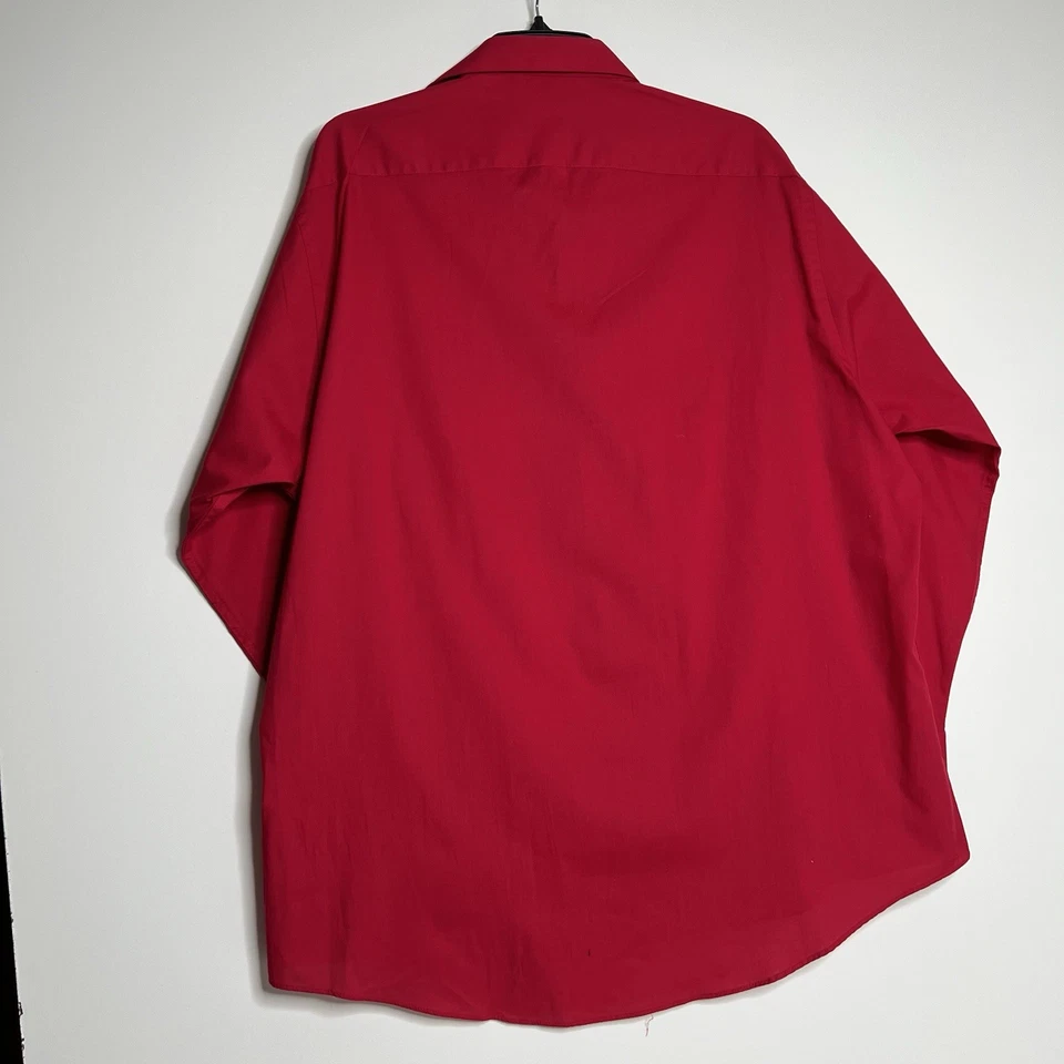 Мужская сорочка Pierre Cardin с длинным рукавом на пуговицах - пурпурная - размер L - Изображение 3 из 4